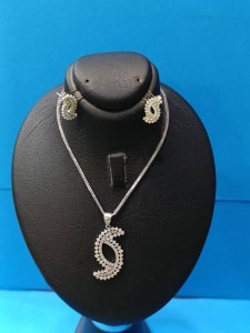 نیم ست نقره زنانه کد 527