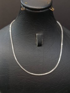 زنجیر نقره کد 546