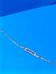 دستبند نقره زنانه کد 612
