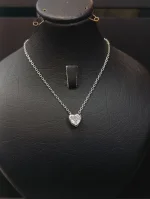 گردنبند نقره کد 885