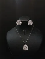 نیم ست نقره کد 1000
