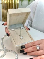 نیم ست نقره کد 1132